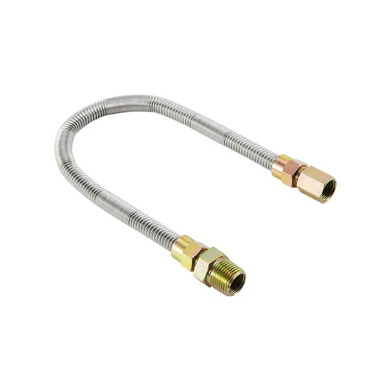 DN10 Steel Whistle Free Gas Connector