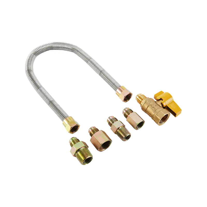DN20 Steel Whistle Free Gas Connector